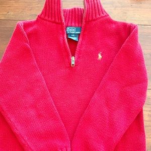 Boys Ralph Lauren 1/4 Zip Sweater